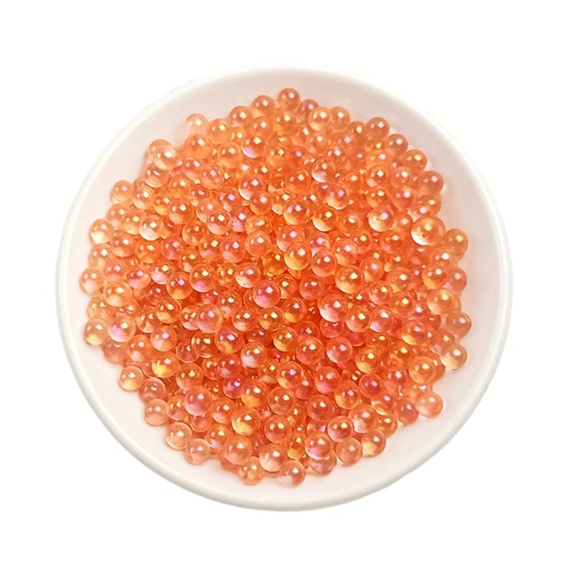 Glass Filler Beads 5 Mm, Round No-Hole Decorative Glass for Vases Styling, Gift Box, Craft Accent Pack
