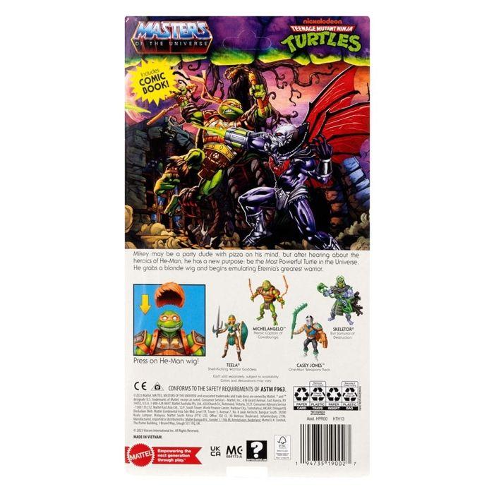 Figurine - motu x tmnt - michelangelo - 14 cm - articulée - accessoires inclus