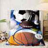 Sports Equipment Collection Blanket Flannel Blanket for bed, sofa, Camping, Hiking, Picnic Essentials, gift for family Fan gifts