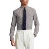 Polo FW22 Logo Embroidered Single-Breasted Long Sleeve Shirt Men Shirts Gray 710859881-006