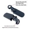Foldable Bicycle Passenger Footrests 2 Pack Scratch Resistant Aluminum Alloy Rear Foot Pegs for All Bike Types