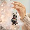 Stylish Retro Doublesided Acrylic Animal Cat Dinosaur Car Accessories Rearview