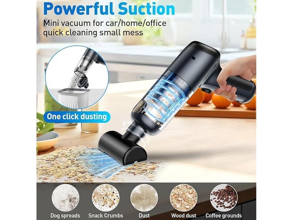 Cordless handheld vacuum cleaner brushless motor 12000PA suitable for home, car, office and pets