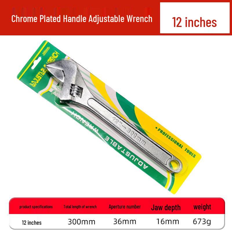 Multifunctional Universal Large Opening Adjustable Wrench - 6" & 8