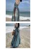 Women's Bohemian French-Style Summer Travel Dress - Elegant Beach & Vacation Wear