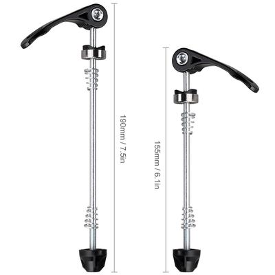 Cierres Rápidos para Bujes de Rueda de Bicicleta Carretera Montaña MTB Delanteros y Traseros Palanca de Clip de Liberación Rápida