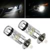 2pcs H1 100W LED Headlights Bulb Super Bright White 12-24V 20-SMD- Projector Fog Driving DRL- Light Bulb 6000K Car Accessories