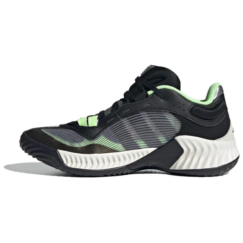 

Adidas Cushioning Wear-Resistant Low-Top Basketball Shoes Unisex Black Sneakers JH5838 41⅓
