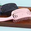 1Pcs Elastic Massage Comb Hollow Cushion Hair Brush Scalp Massage Combs Hair Styling Detangler Fast Blow Drying Detangling Tools
