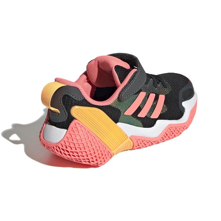 Adidas 4Uture Rnr El K Abrasion Resistant Low top Kids' Running Shoes Black Pink Kids' GV7874