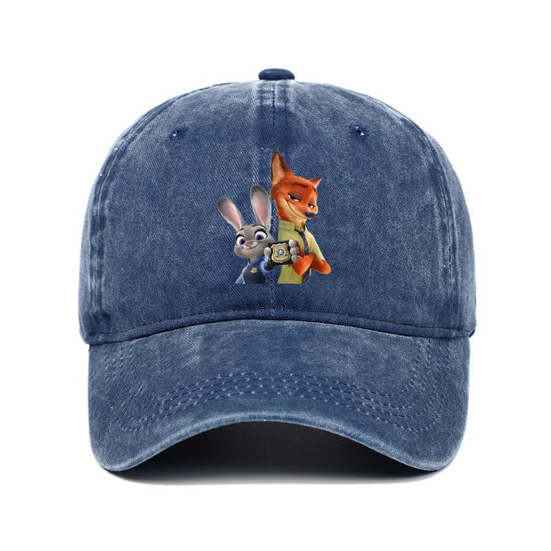 Cartoon Zootopia Three-toedSloth Baseball Cap Couple Women Print Trucker Hat Summer Casual Outdoor Dropshipping Baseball Caps