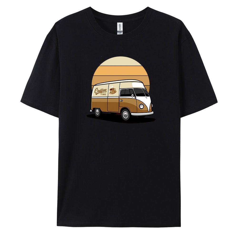 Car Mens Casual Shortsleeved Tshirt with 100 Cotton Fashion print Tees oversize