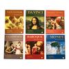 A Beautiful Day Oil Painting: Retro European Style Small Hardcover Book, 6 Types