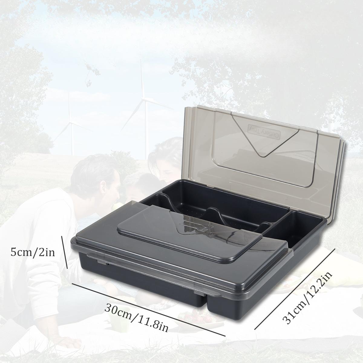 

Kitchen Cutlery Storage Silverware Drawers Organiser Portable Cutlery Holder Dustproof Cutlery Separation Trays Free Shipping чёрный