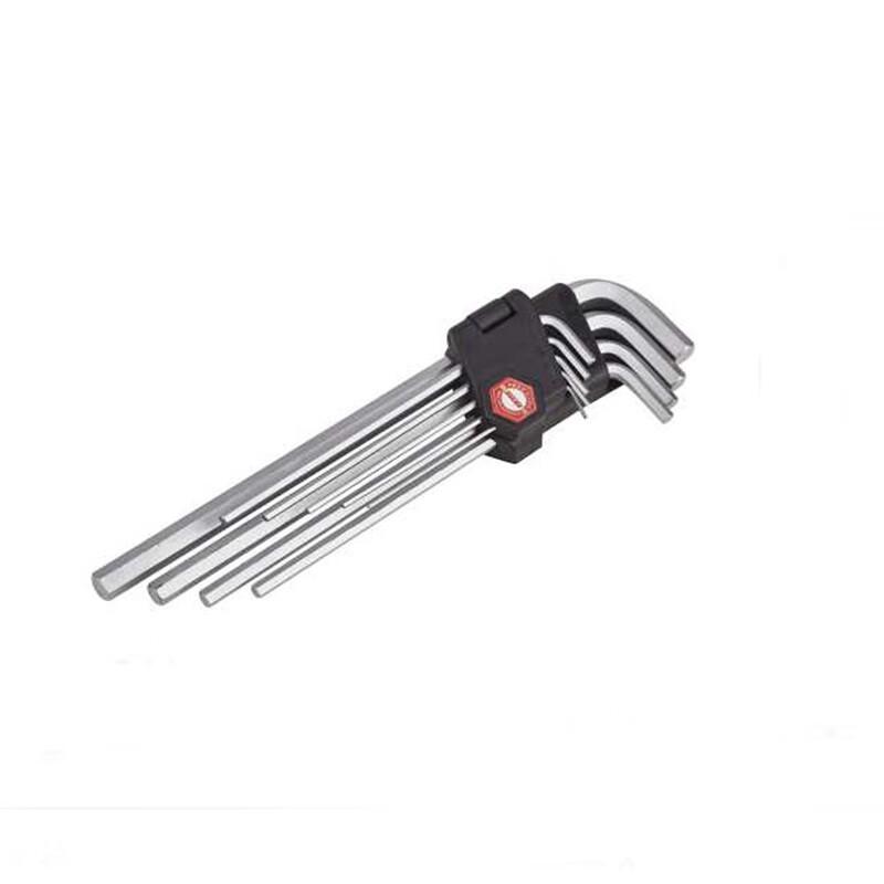 Kunjie 141-309 Extra Long Metric Hex Key Wrench Set 9-Piece Set