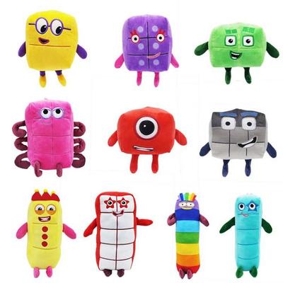Blocs de construction numériques pour poupées Numberblocks, jouets en peluche pour la petite enfance