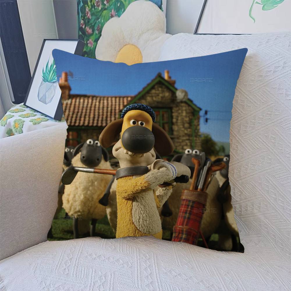 Cartoon S-shaun The S-sheep Pillowcase Toon Gift Cushion Cover Bedroom Home Sofa Chair Seat Decor Pillow Case