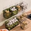 Wall-Mounted Punch-Free Storage Basket for Kitchen and Bathroom