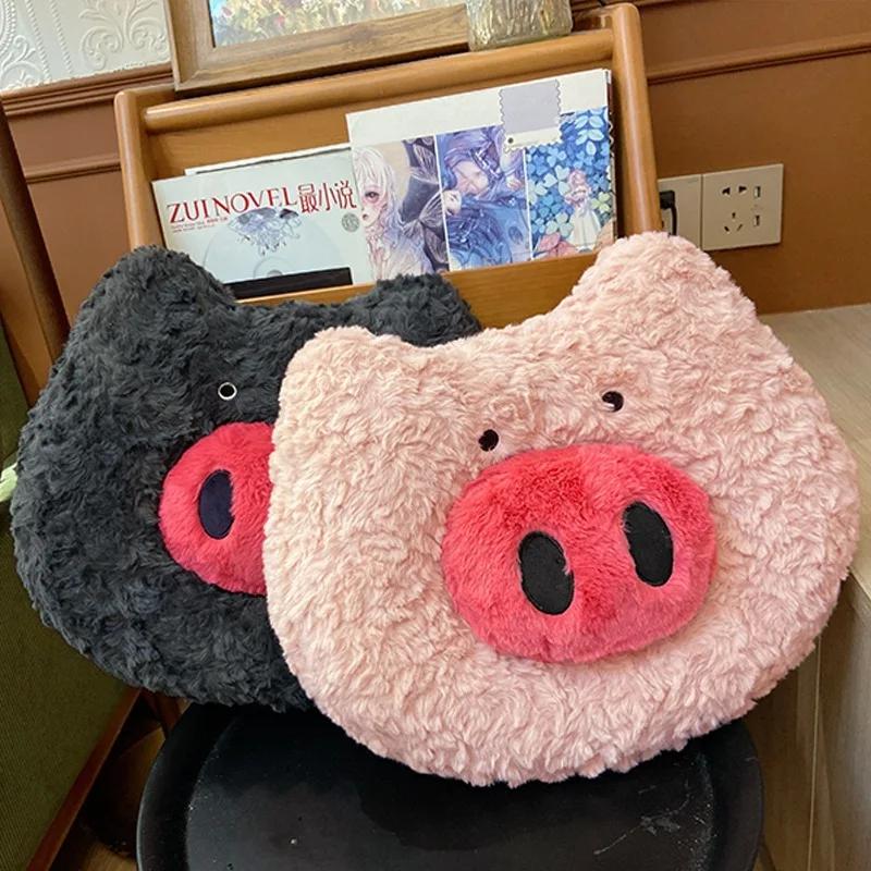 Hot Cartoon Pig Napping Pillow Cute Loop Lifelike Animal Kawaii Soft Piggy Stuffed Doll Cushion Birthday Gift Toy Decoration Kid