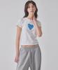 Top Girl Heart-Shaped Baloon-Printed T-Shirt_T416Tp103