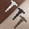 Antique Bronze Zinc Alloy Hinge for Wooden Boxes - European Retro Style Home Improvement Accessory