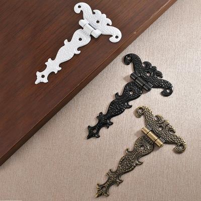 Antique Bronze Zinc Alloy Hinge for Wooden Boxes - European Retro Style Home Improvement Accessory