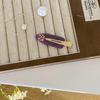 French Blogger Wind Diamond Acetic Acid Hairpin Female Niche Design Sense Girl Side Clip Broken Hair Bangs Clip Hair Accessories
