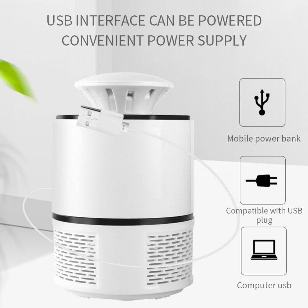 Ultraviolette Mückenvernichtungslampe, USB-Nachtlicht, LED-Insektenfalle, strahlungsloser Mückenschutz für Wohnzimmer, Schlafzimmer, Arbeitszimmer