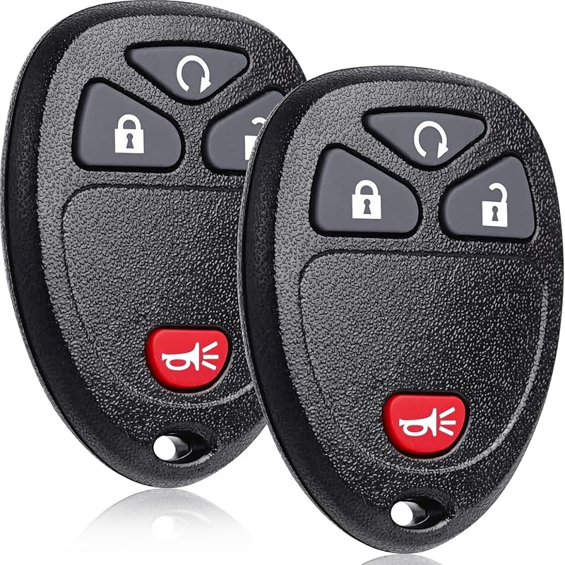 2-Pack Key Fob Replacement for Chevy Silverado 1500 2500 3500,Traverse Tahoe Equinox Suburban,GMC Acadia Savana Sierra Yukon, Buick Enclave, Saturn
