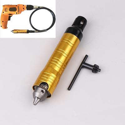 Grabador Eje Flexible 6.5mm Eje Flexible Pieza de Mano Herramienta Eléctrica Taladro Eléctrico Mango Mandril Separado Mini Amoladora Accesorios