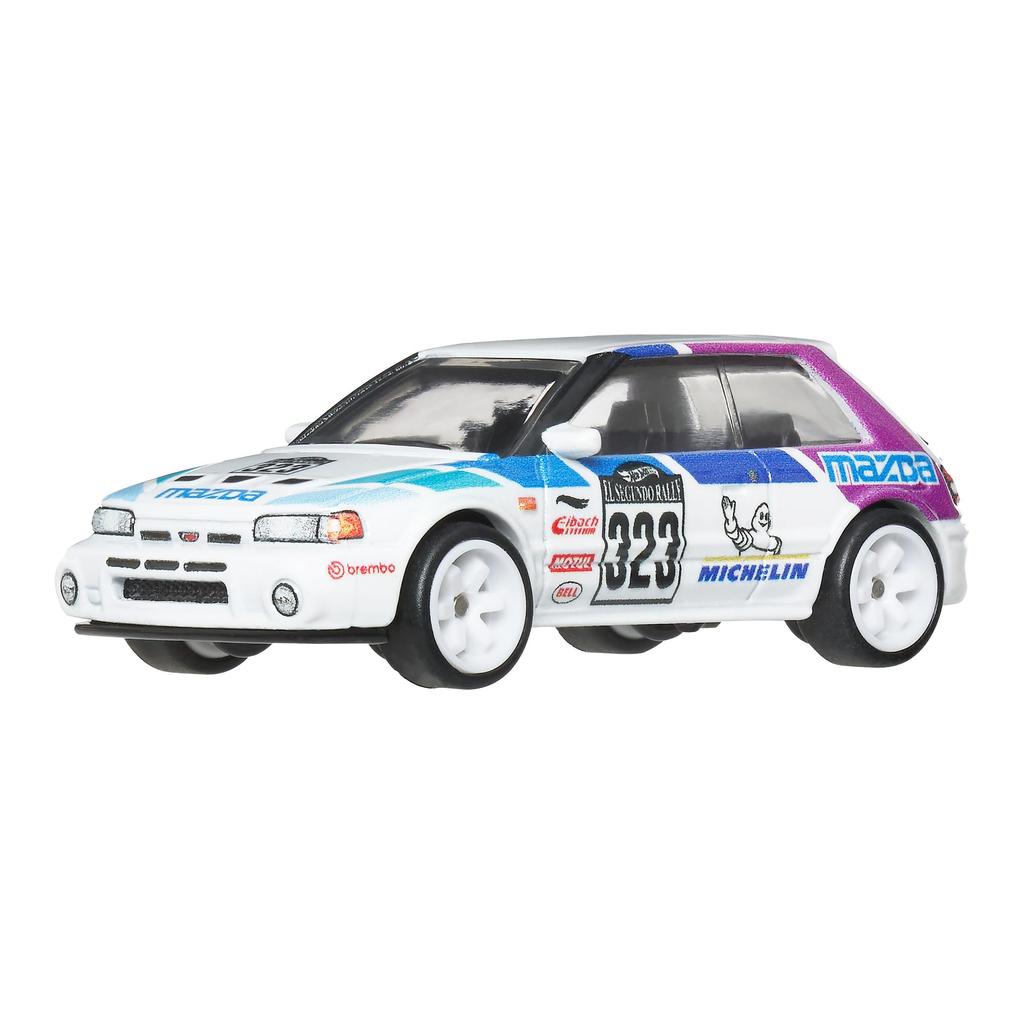 Hot Wheels Car Culture Modern Classics Mazda 323 GTR Vehicle Toy Diecast Car White JKF17 (Ages 3+)