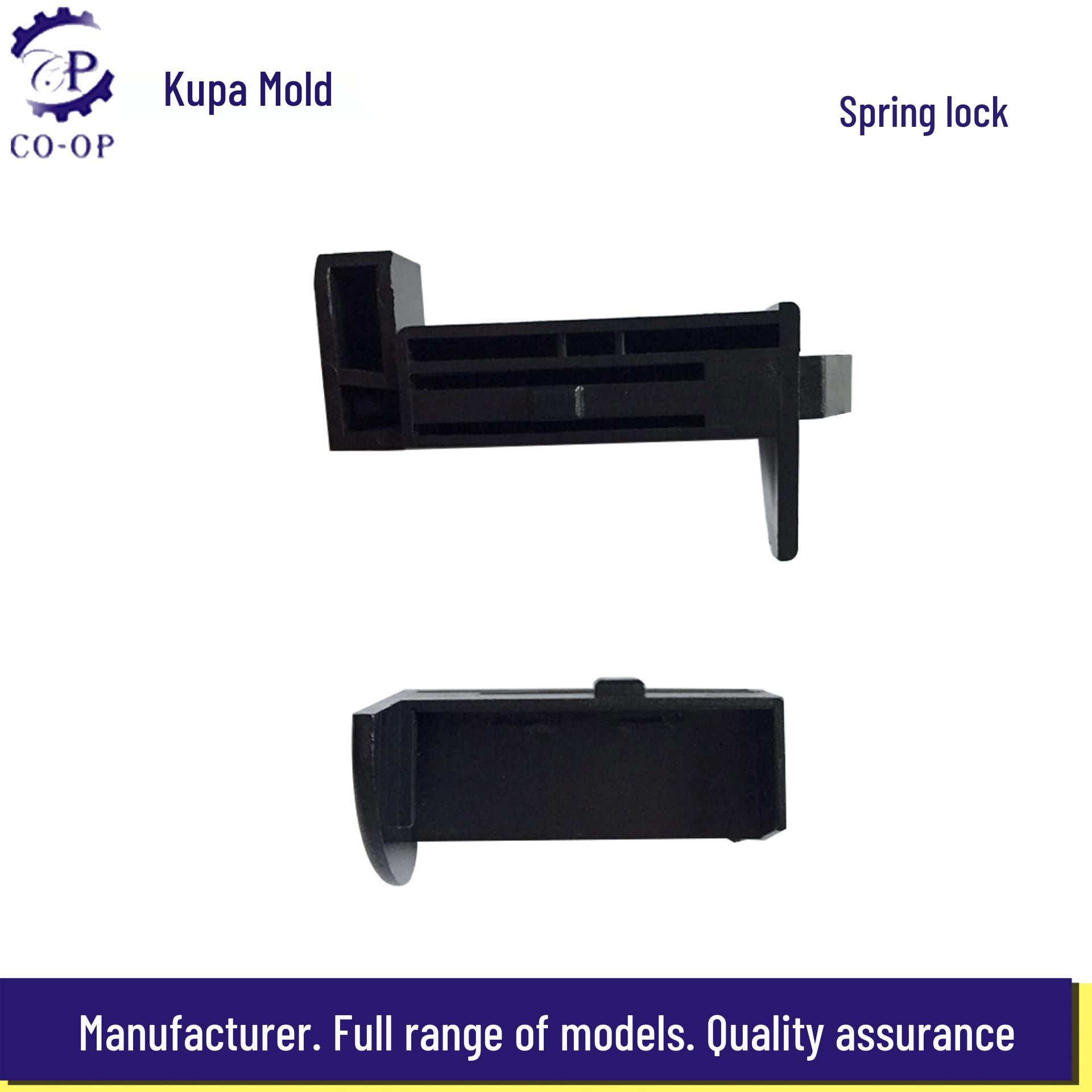 Plastic Aluminum Alloy Lock Handle for Tool Cabinet - Wear-Resistant, High-Temperature Spring Buckle.