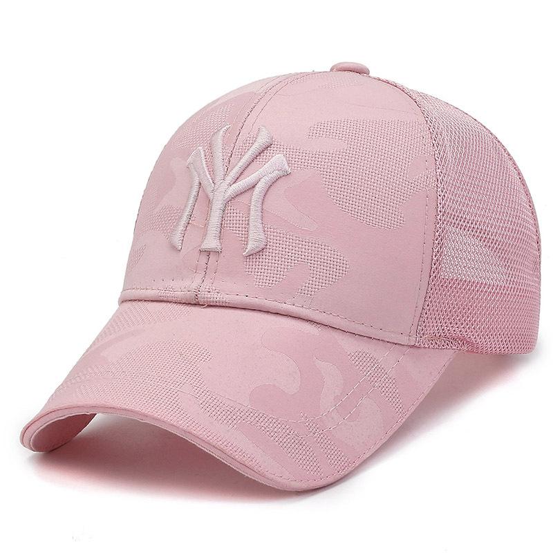 Cappelli da Baseball Mimetici con Ricamo di Lettere alla Moda per Primavera e Autunno, Cappelli Casual Regolabili da Esterno, Cappello Parasole