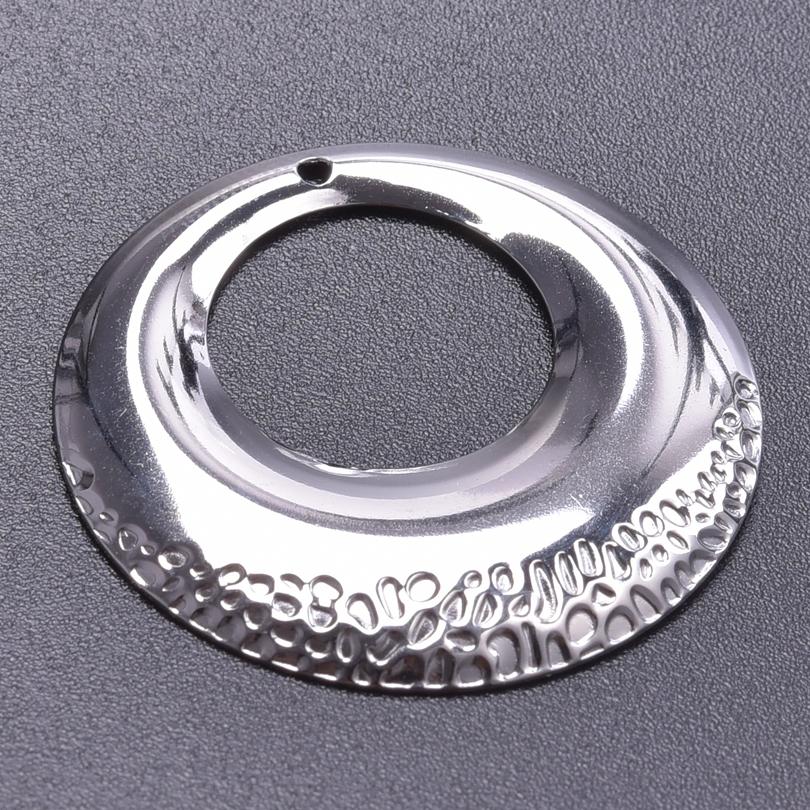 5pcs Titanium Accessories Eye Oval Rectangle Stainless Steel Charm Pendant For Jewelry Making Supplies DIY Women Pendant Earring