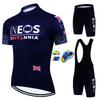 Ropa de Ciclismo de Verano para Hombre INEOS para Hombres Conjuntos de Maillot de Bicicleta Ropa Deportiva para Bicicletas de Montaña Traje de Ciclismo para Hombre Accesorios para Bicicleta