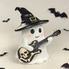 Resin Ghost Night Light USB Powered Spooky Ghost Figurine Witch Desktop Figurine  Bookshelf