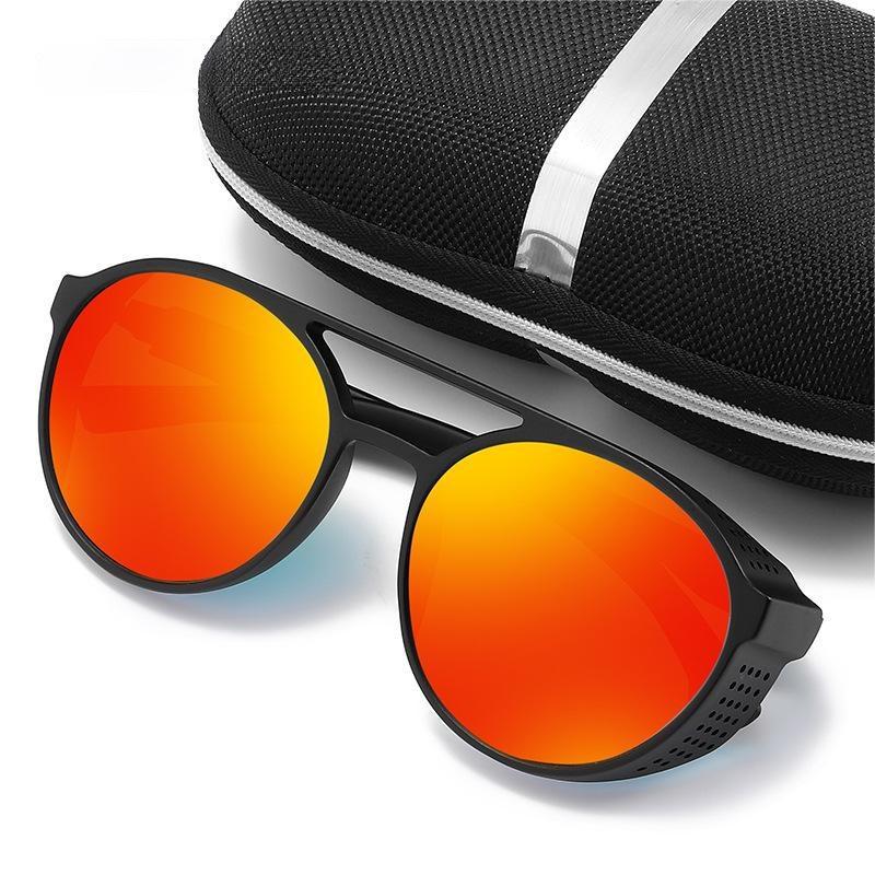 Men'S And Women'S Polarized Sunglasses Round Frame Sunglasses Driving Glasses Outdoor Fishing Glasses Cycling Glasses Series Xy419