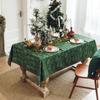 Novoroční dárek Vánoční série Vodotěsný Běžný ubrus na stůl Zesílený Obdélníkový Ubrus na jídelní stůl Ubrus na konferenční stolek