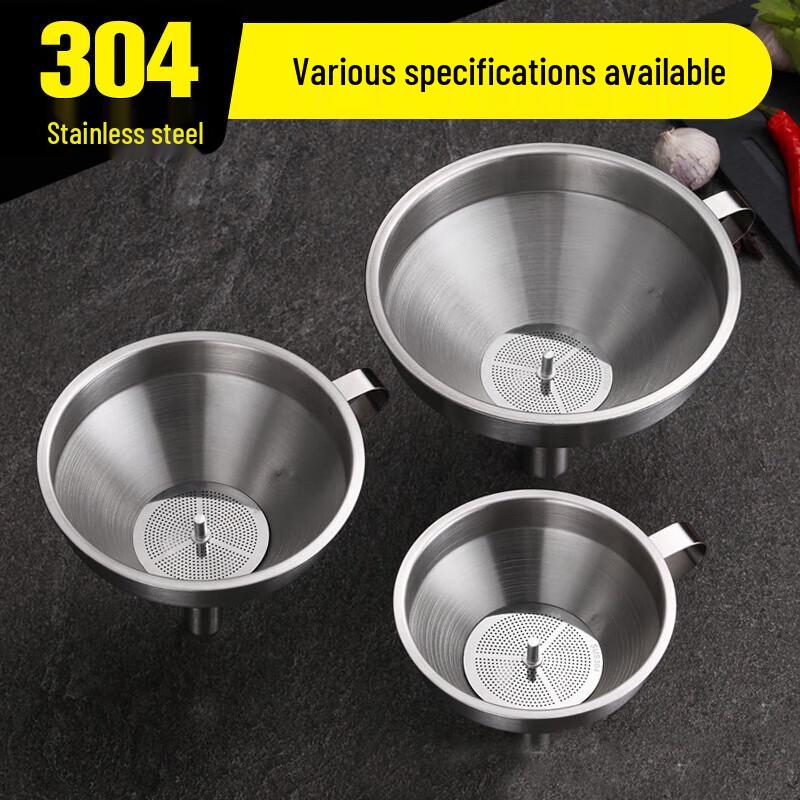 Riyue Xingchen Thickened 304 Stainless Steel Funnel