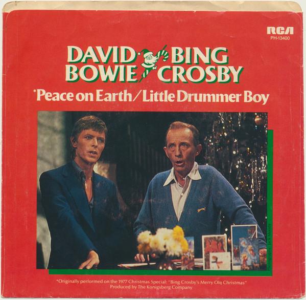 7-дюймовая пластинка DAVID BOWIE BING CROSBY Peace On Earth Little Drummer Boy PH13400 RCA 1982 Канада Рок Б/у