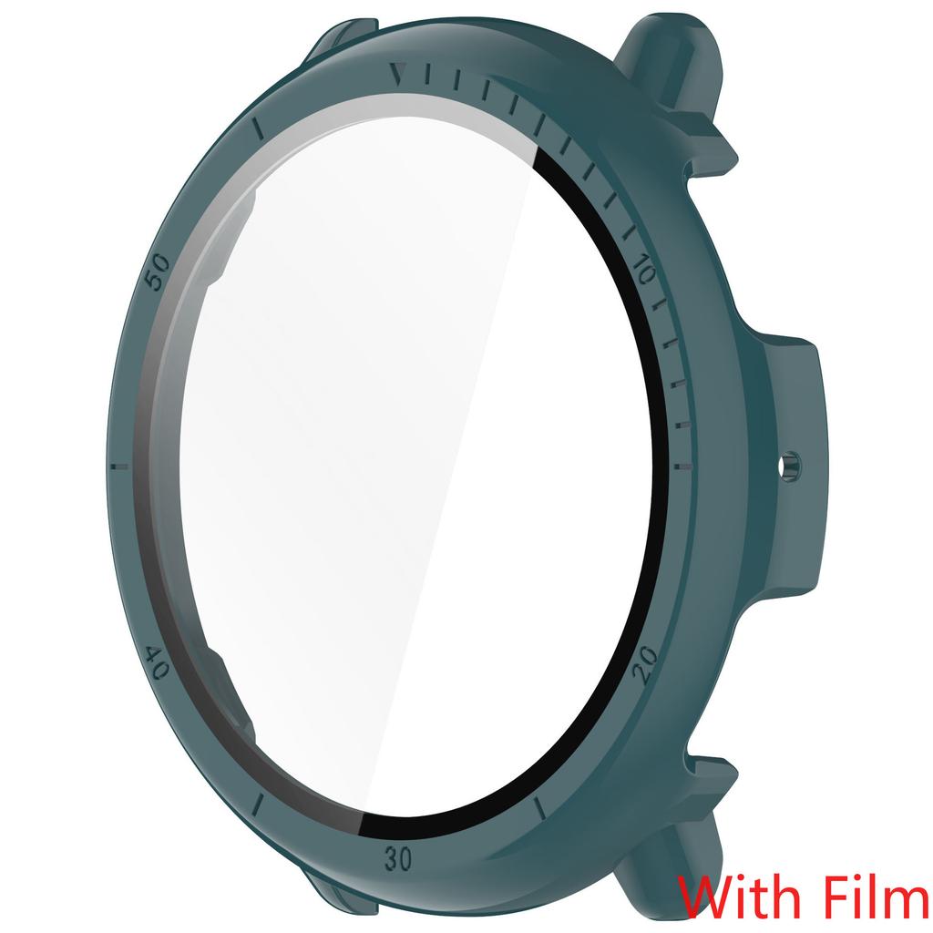 Hartschalen-Glas-Displayschutzfolie Vollrahmen-Hülle Für Amazfit Active 2 Smartwatch Schutzhülle Active2 Zubehör