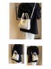 Women's Retro Fashion Bucket Bag - 2025 Autumn/Winter Vegetable Basket Handbag & High-End Niche Messenger Bag
