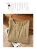 New Chinese style national style cotton embroidery comfortable and simple small vest coffee embroidered shirt sleeveless top women