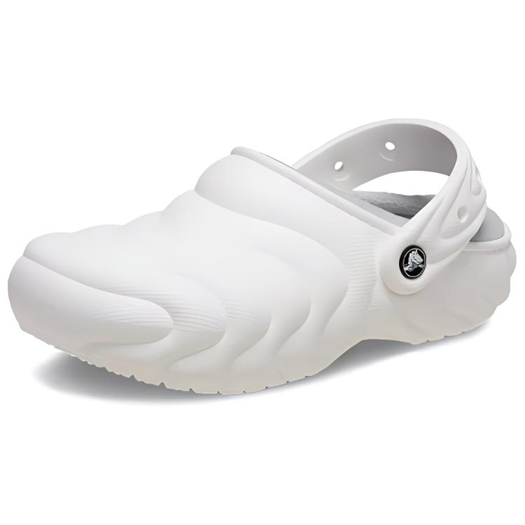 Crocs Classic Overpuff Lined Clog White Unisex Sneakers 210059-100