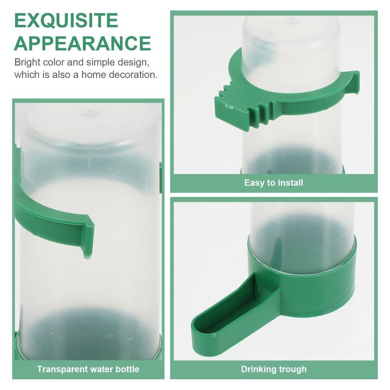 10 Stück Vogeltränke Haustier Taube Geschenk Tränke Spender für Vögel Hühnerfutterer Taube Heimdekoration Trinkschale Vogelzucht Zubehör