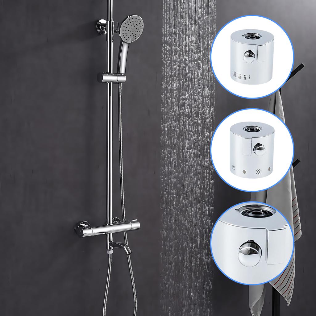 Temperature Control Knob Handles Bath Shower Mixer Control Handle Bathroom Faucets Thermostats Accessories Enduring