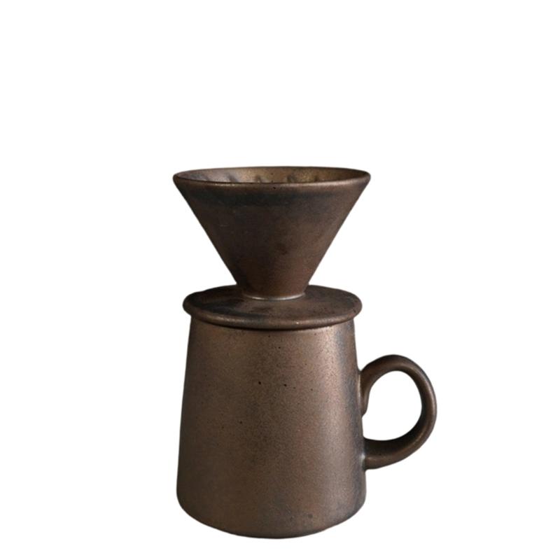 Handgefertigter Keramik V 60 Pour-Over Kaffeebereiter 460ml Modische Kaffeemaschine Für Brühstil Home Brewing Erlebnis