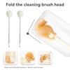 2024 New Cleaning Cup Brush Foldable Long Handle Milk Bottle Brush Glass Water Bottles Tea Stains Cleaning Brush Kitchen Tools