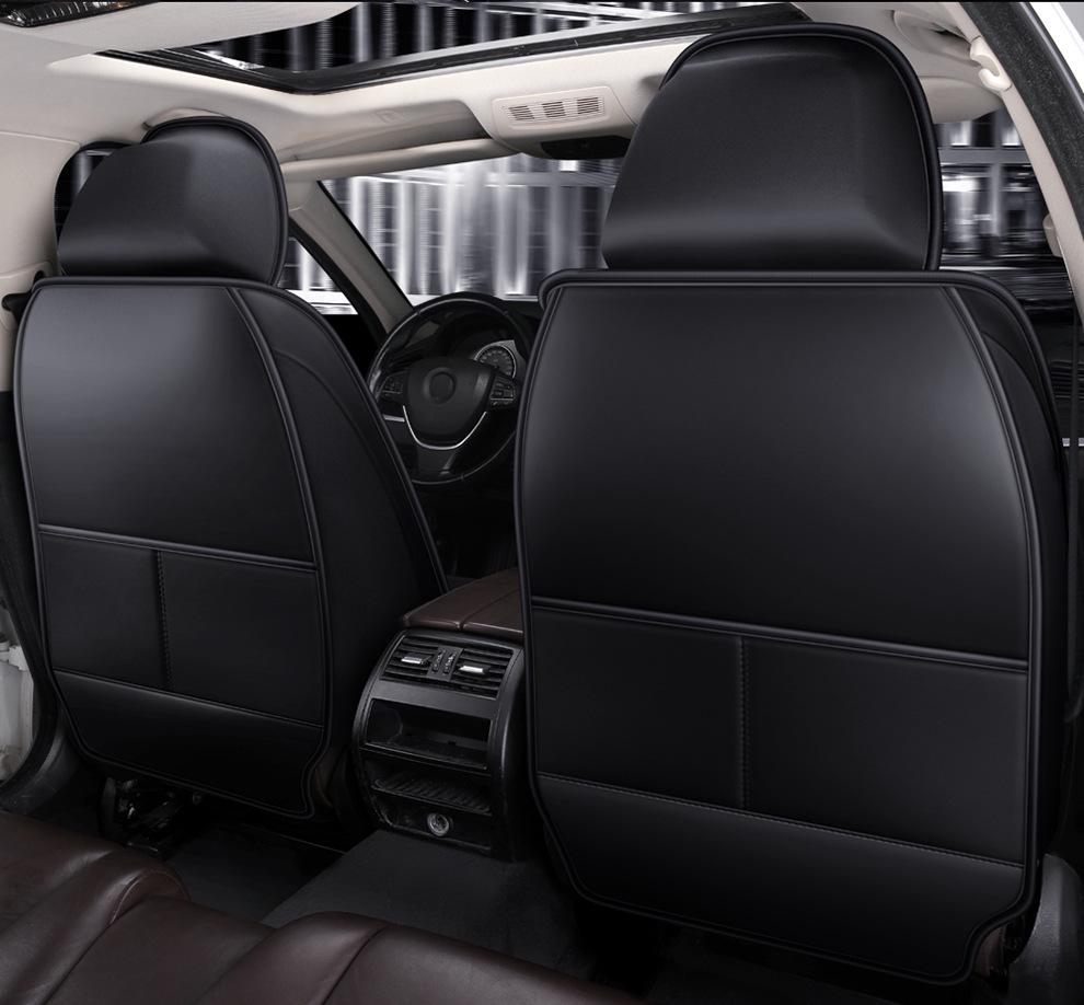 All-Season Universal Nappa Leather Car Seat Cover - Breathable Perforated Full Surround Design