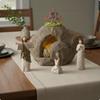 Resurrection Cave Decoration Set HandPainted Jesus Scene Light He Is Risen